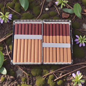 Smoking Cat Vintage Metal Cigarette Case Holder